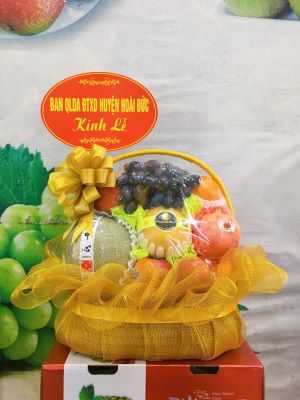 giỏ hoa quả đi lễ